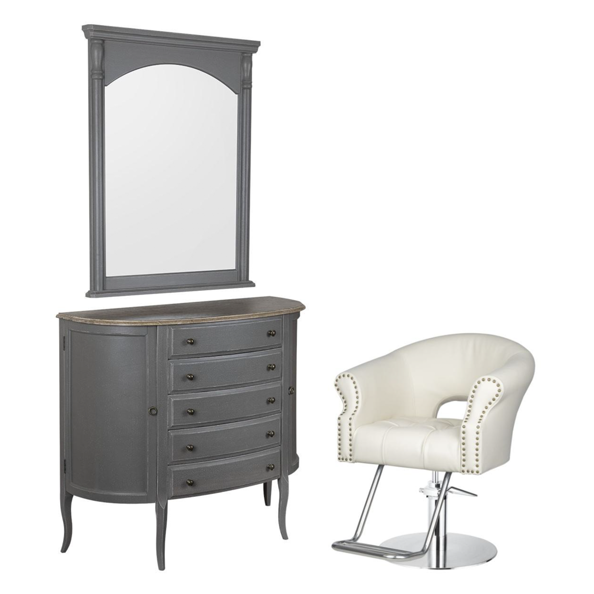 Arnage Styling Chair & Orleans Styling Station