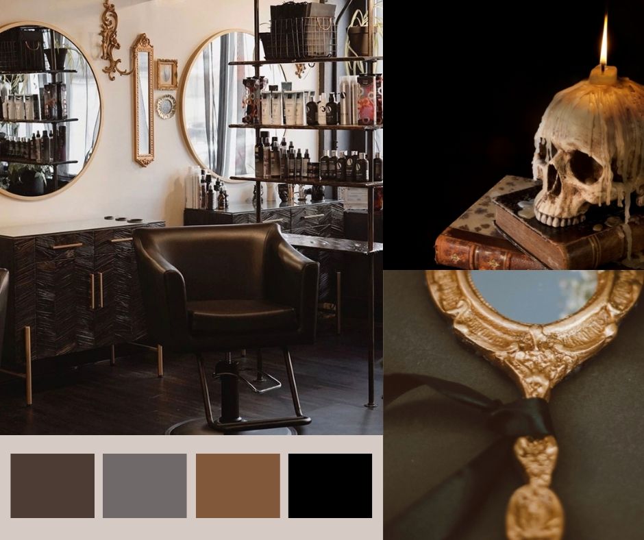 Murano Salon Styling Chair and Hoffmann Styling Station
