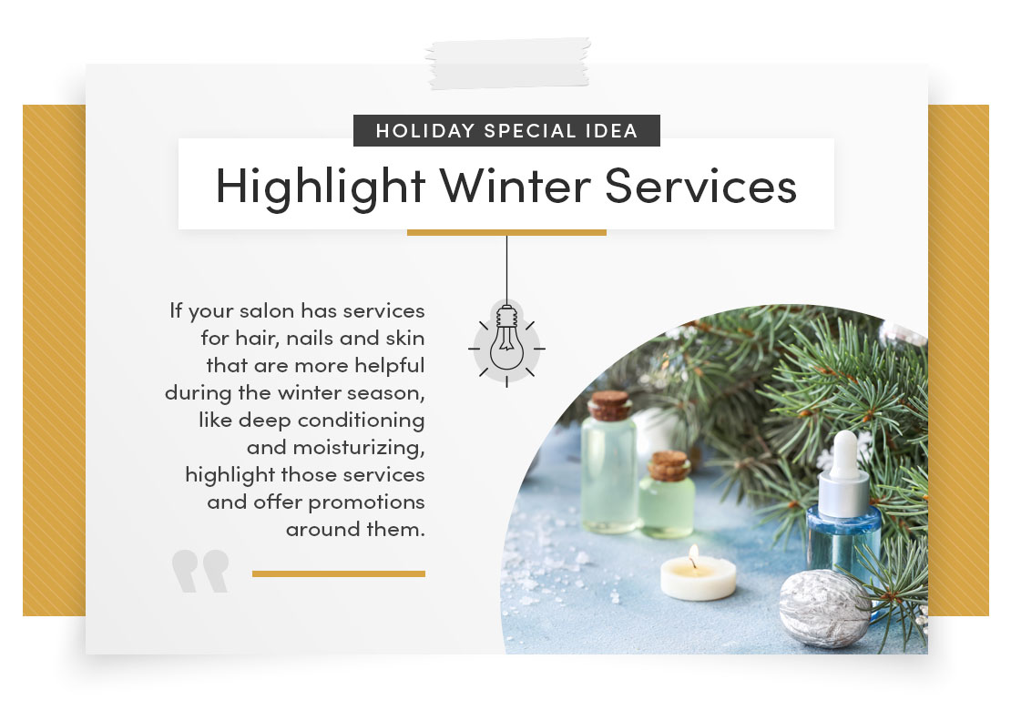 Highlight and Offer Promotions on Winter Services 