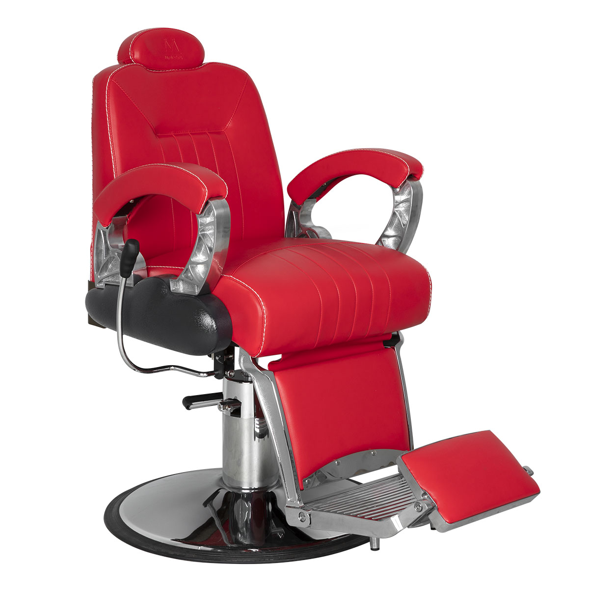 Figaro Barber Chair in Cardinal Red