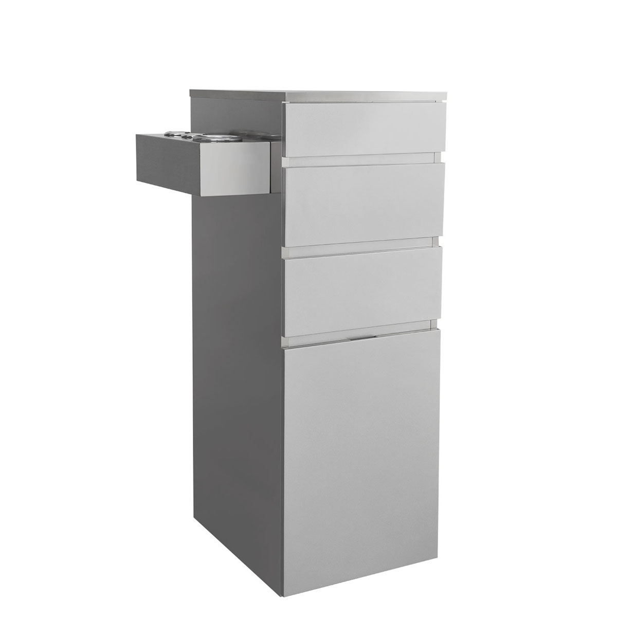 Iridium Mobile Styling Station in Platinum