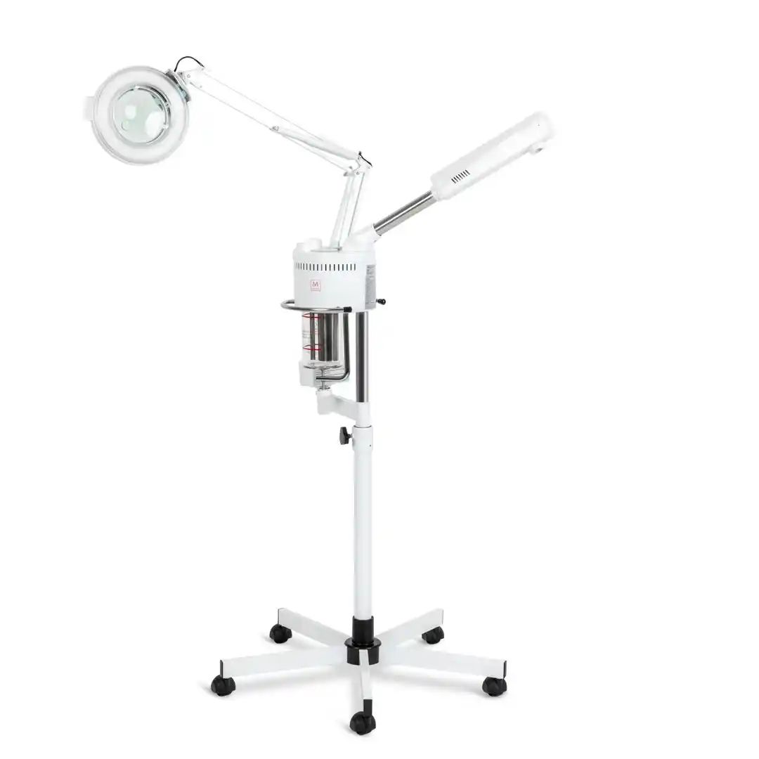 hair and scalp steamer with mag lamp for head spa services