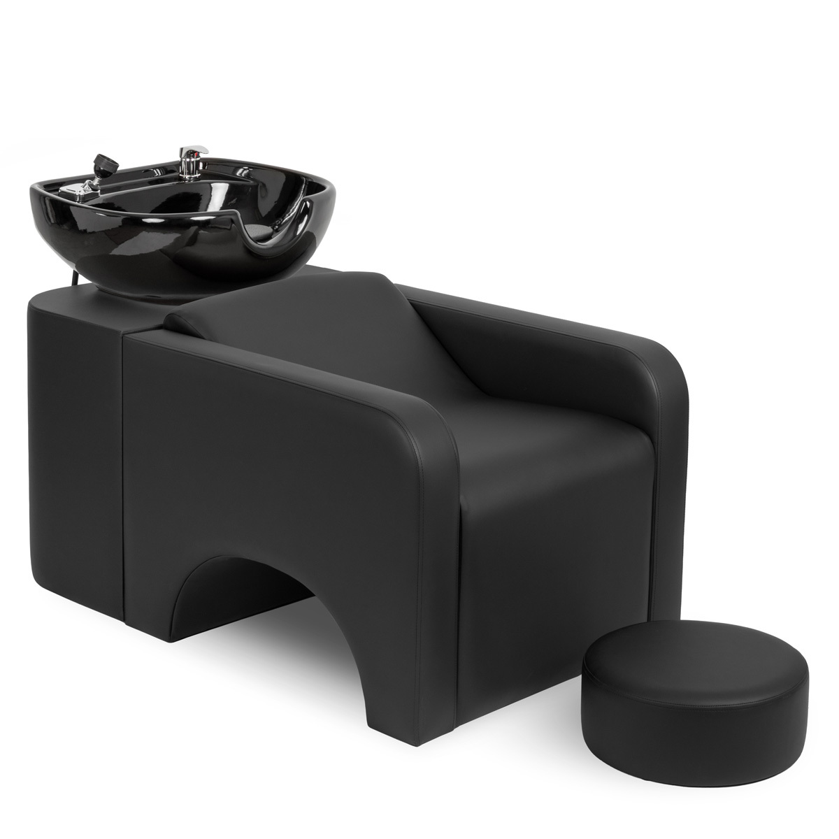 shampoo system with black bowl